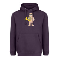 Funny Sloth Wearing Sunglasses Playing French Horn Heavyweight Hoodie | Teevron