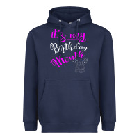 Navy it's my birthday month party Heavyweight Hoodie - linhVisuals