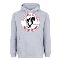 Heather Grey skunks works adp roundel patch Heavyweight Hoodie - linhVisuals