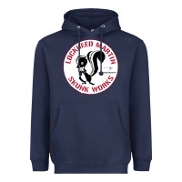 Navy skunks works adp roundel patch Heavyweight Hoodie - linhVisuals