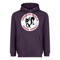 Plum skunks works adp roundel patch Heavyweight Hoodie - linhVisuals