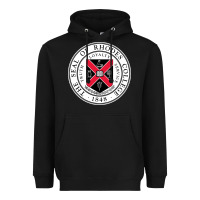 Black Rhodes College Heavyweight Hoodie - linhVisuals