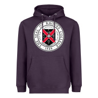 Plum Rhodes College Heavyweight Hoodie - linhVisuals