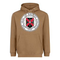 Toasted Coconut Rhodes College Heavyweight Hoodie - linhVisuals