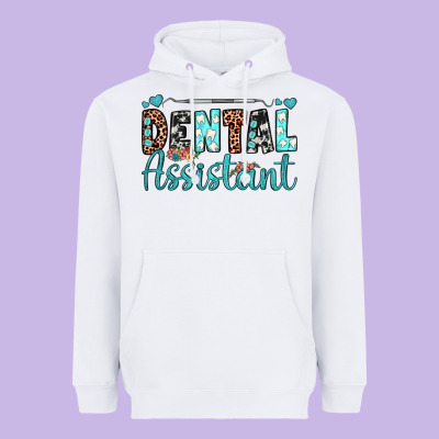 Dental Assistant Heavyweight Hoodie Designed By Jahusdesignshop