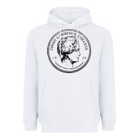 White Sarah Lawrence College Heavyweight Hoodie - linhVisuals