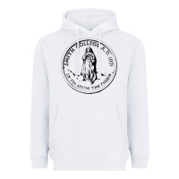 White Smith College Heavyweight Hoodie - linhVisuals