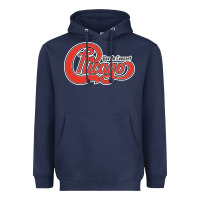 Navy Chicago Live In Concert Heavyweight Hoodie - linhVisuals