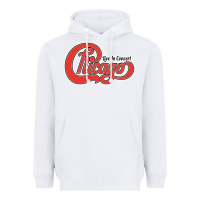 White Chicago Live In Concert Heavyweight Hoodie - linhVisuals