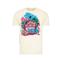 Vintage Arctic Barn in the USA Vintage Tee - FaDigitalArtStudio