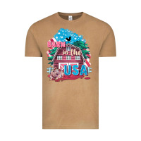 Vintage Camel Barn in the USA Vintage Tee - FaDigitalArtStudio