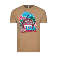 Vintage Coffee Barn in the USA Vintage Tee - FaDigitalArtStudio