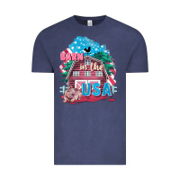 Vintage Denim Barn in the USA Vintage Tee - FaDigitalArtStudio