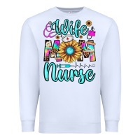 White wife mom nurse Premium Sweatshirt - JahusDesignShop