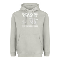 Moon Dust i like dogs and sloths and maybe 3 people funny animals Heavyweight Hoodie - linhVisuals