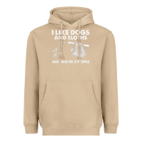 Mushroom i like dogs and sloths and maybe 3 people funny animals Heavyweight Hoodie - linhVisuals