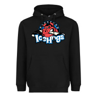 Black #the icehogs rockford Heavyweight Hoodie - linhVisuals