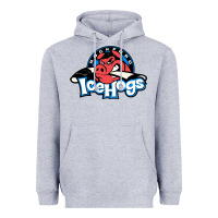 Heather Grey #the icehogs rockford Heavyweight Hoodie - linhVisuals