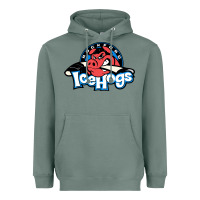 Sage #the icehogs rockford Heavyweight Hoodie - linhVisuals