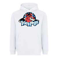White #the icehogs rockford Heavyweight Hoodie - linhVisuals