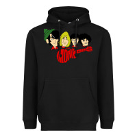 Black the monkees Heavyweight Hoodie - linhVisuals