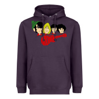 Plum the monkees Heavyweight Hoodie - linhVisuals
