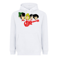 White the monkees Heavyweight Hoodie - linhVisuals