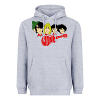 Heather Grey the monkees Heavyweight Hoodie - linhVisuals