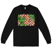 Black halloween ghost background Long Sleeve Tee - BundleAndBundleShop