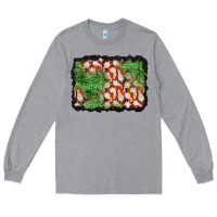 Heather Grey halloween ghost background Long Sleeve Tee - BundleAndBundleShop