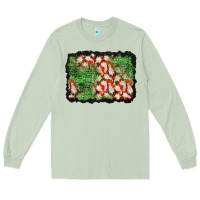 Matcha halloween ghost background Long Sleeve Tee - BundleAndBundleShop