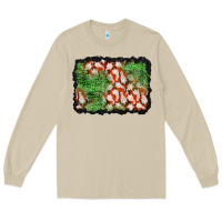 Mushroom halloween ghost background Long Sleeve Tee - BundleAndBundleShop