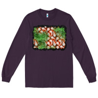 Plum halloween ghost background Long Sleeve Tee - BundleAndBundleShop