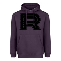 Plum the rocket laval Heavyweight Hoodie - linhVisuals