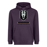 Plum #the silver knight henderson Heavyweight Hoodie - linhVisuals