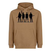 Toasted Coconut u2 silhouette the joshua tree tour poster Heavyweight Hoodie - linhVisuals