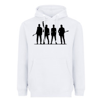 White u2 silhouette the joshua tree tour poster Heavyweight Hoodie - linhVisuals