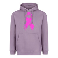 Lavender breast cancer t  shirt breast cancer care pink ribbon    breast cancer Heavyweight Hoodie - linhVisuals