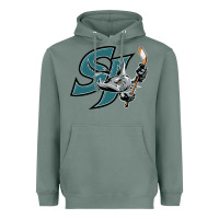 Sage the-san-jose-barracuda-pen Heavyweight Hoodie - linhVisuals