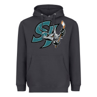 Smoke the-san-jose-barracuda-pen Heavyweight Hoodie - linhVisuals