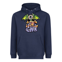Navy monster gwar movie Heavyweight Hoodie - linhVisuals