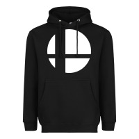 Black super smash bros Heavyweight Hoodie - linhVisuals