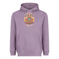 Lavender inhale coffee exhale love sloth namaste yoga lover Heavyweight Hoodie - linhVisuals