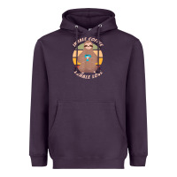Inhale Coffee Exhale Love Sloth Namaste Yoga Lover Heavyweight Hoodie | Teevron