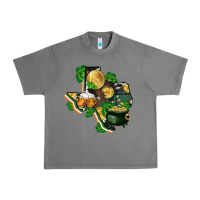 Tornado texas map st patricks day Urban Heavy Tee - FaDigitalArtStudio