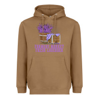 Toasted Coconut Farmers Market Fresh Lavender Heavyweight Hoodie - linhVisuals