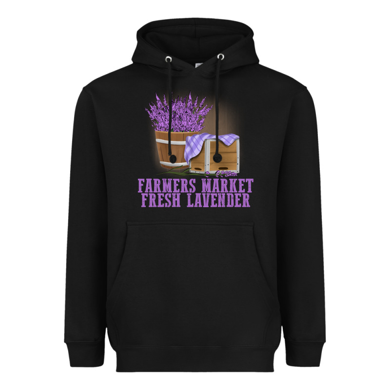 Farmers Market Fresh Lavender Heavyweight Hoodie by linhVisuals | Teevron