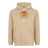 Mushroom mens my favorite people call me saba cute sloth lover grandpa premium Heavyweight Hoodie - linhVisuals
