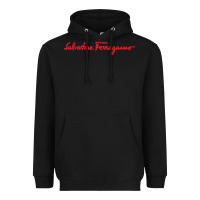 Black SALVATORE TSHIRT Heavyweight Hoodie - linhVisuals