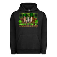 Pigment Black happy st. patrick's day horses with leprechaun hat and bandana Urban Hoodie - RanaPortraitStore